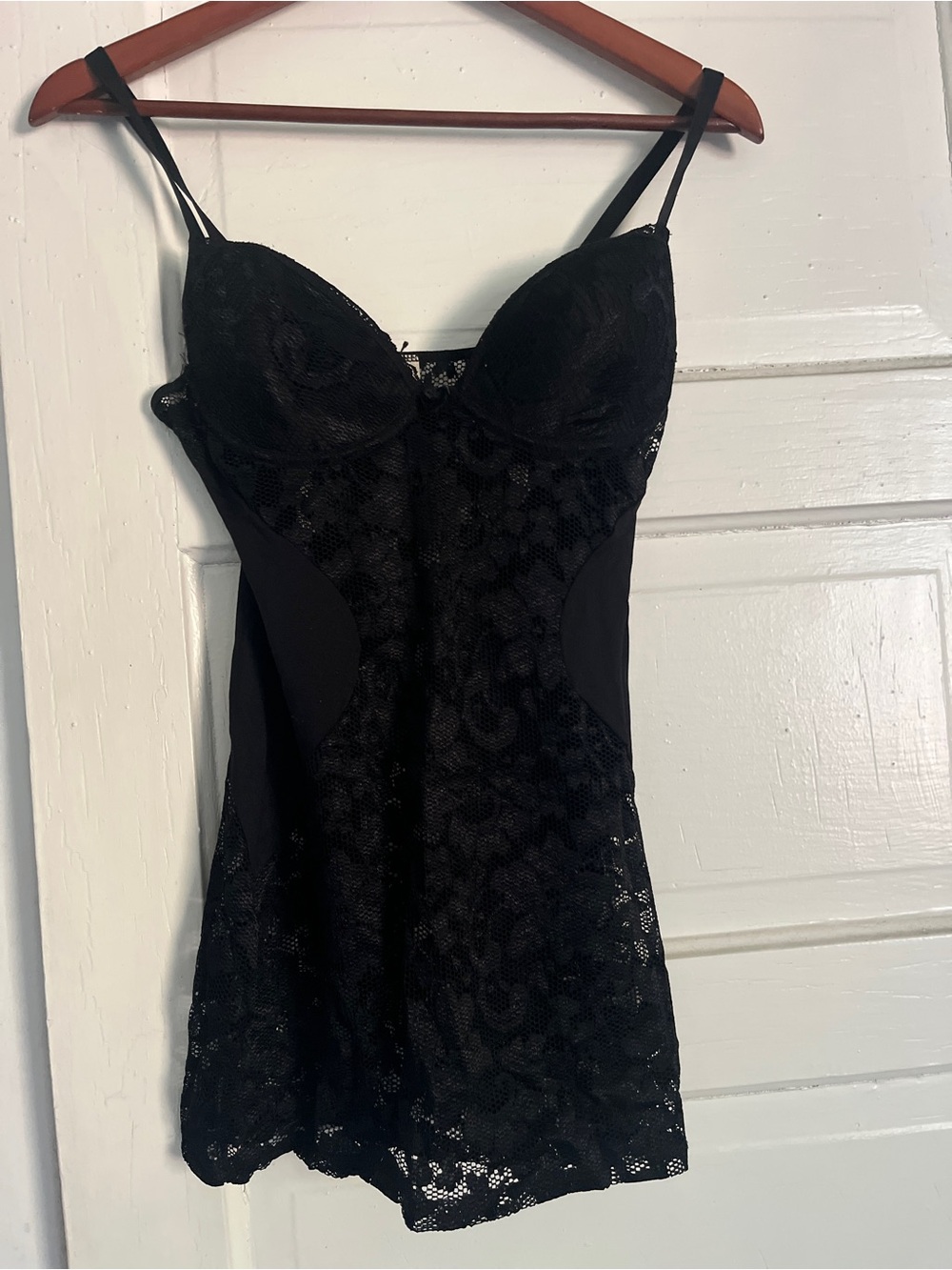 Black lingerie top